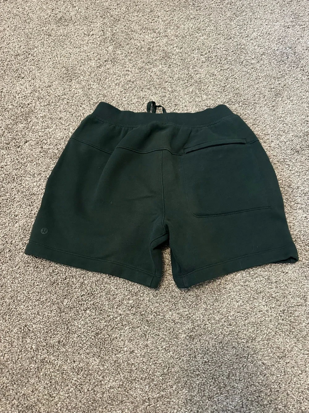 lululemon athletica Men's Forest Green Drawstring Athletic Shorts